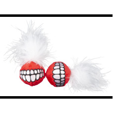Rogz Catnip Grinnz Ball Red